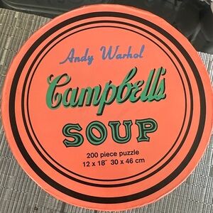 Soup Andy Warhol Orange 200-Piece Puzzle